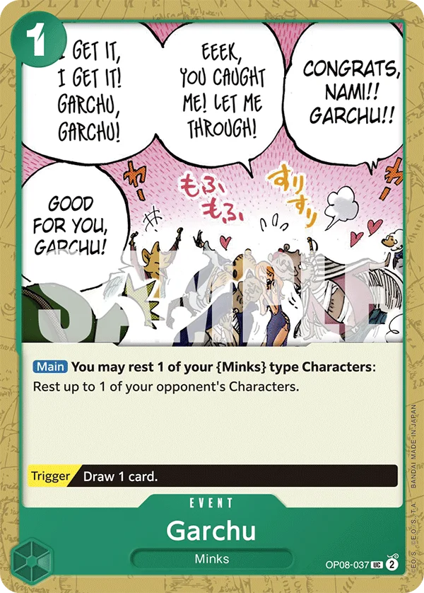 Garchu OP08-037 – One Piece Card Game Event