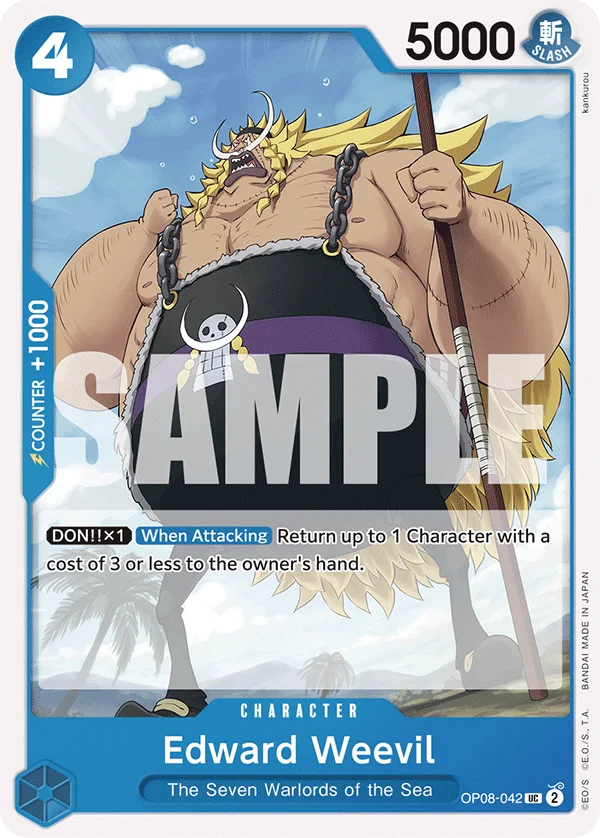 Edward Weevil OP08-042 – One Piece Card Game Character