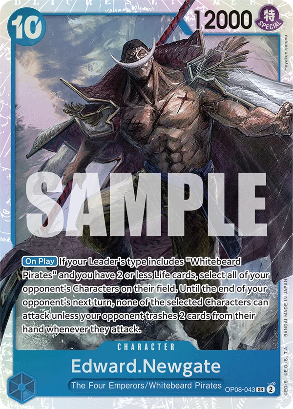 Edward.Newgate OP08-043 – One Piece Card Game Character