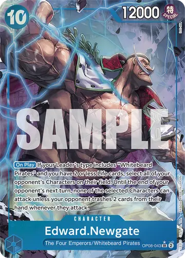 Edward.Newgate OP08-043 (Alternate art)