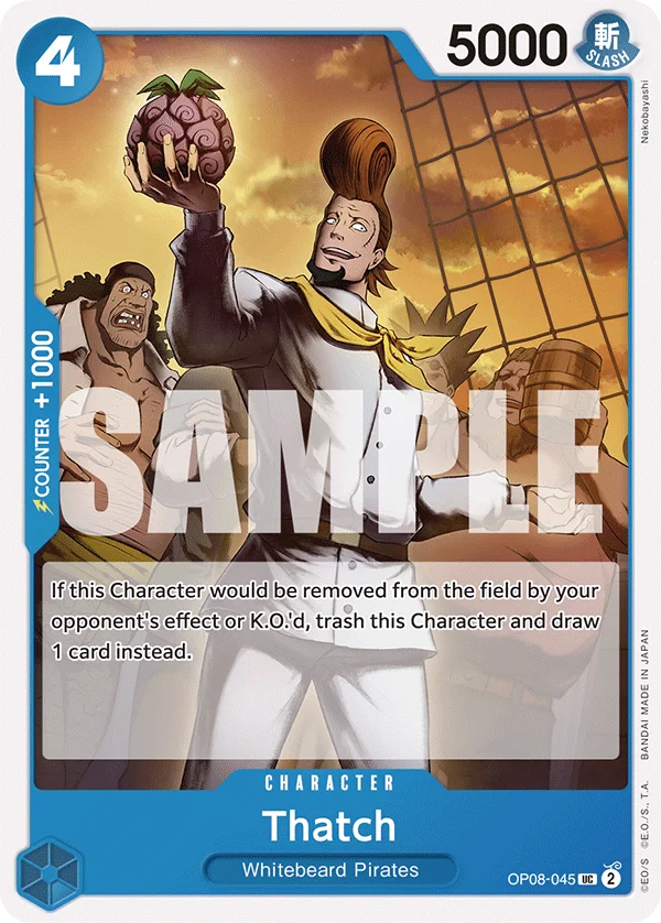 Thatch OP08-045 – One Piece Card Game Character