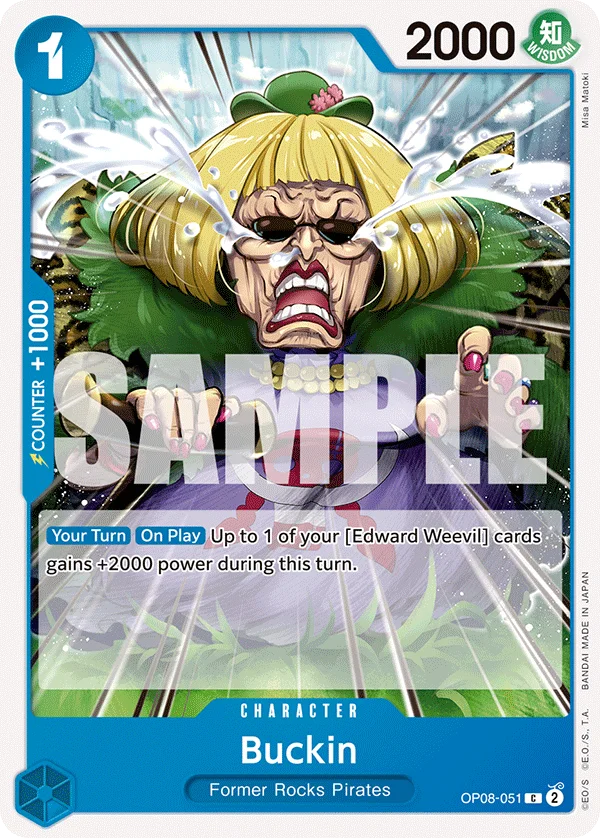 Buckin OP08-051 – One Piece Card Game Character