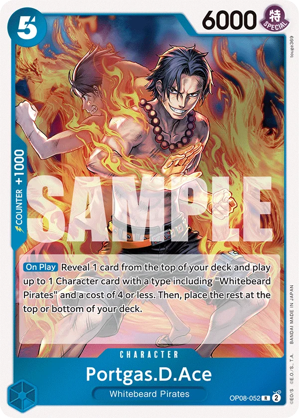 Portgas.D.Ace OP08-052 – One Piece Card Game Character