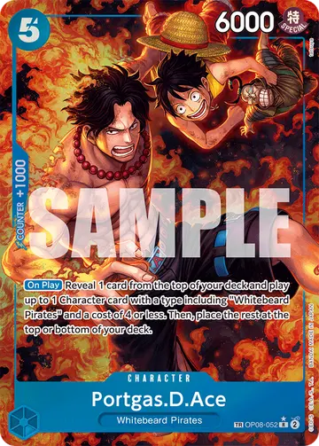 Portgas.D.Ace OP08-052 (Alternate art)