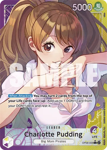 Charlotte Pudding OP08-058 (Alternate art)