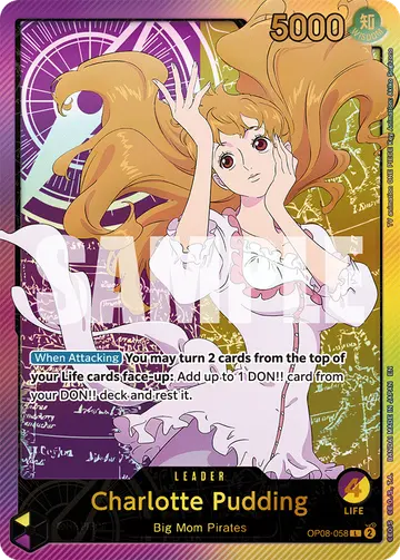Charlotte Pudding OP08-058 (Alternate art)