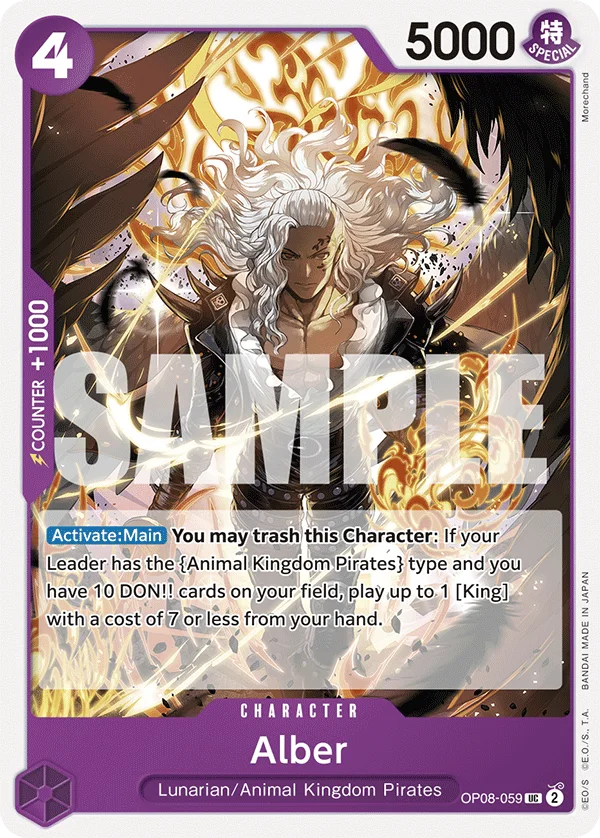Alber OP08-059 – One Piece Card Game Character