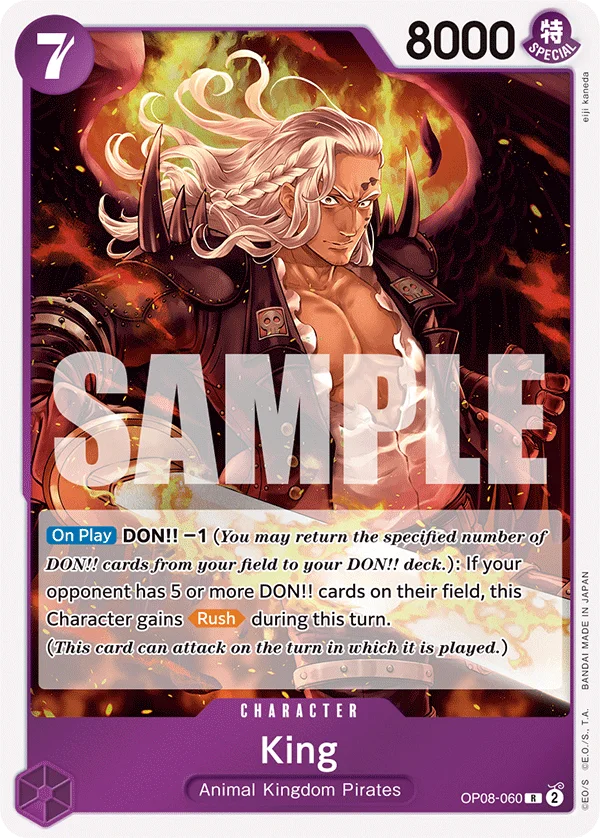 King OP08-060 – One Piece Card Game Character