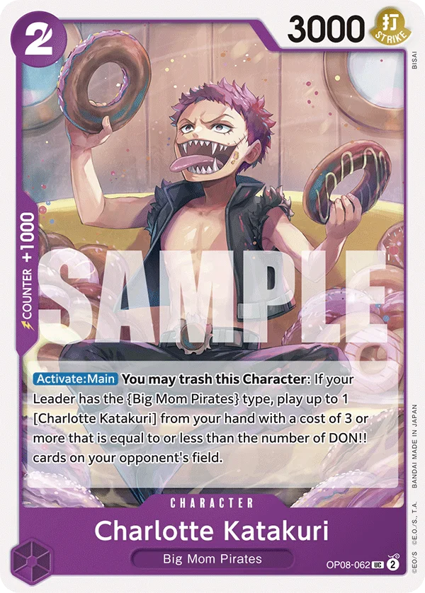 Charlotte Katakuri OP08-062 – One Piece Card Game Character