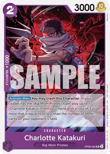 Charlotte Katakuri OP08-062 (Alternate art)