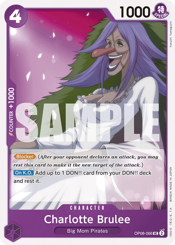 Charlotte Brulee OP08-066 – One Piece Card Game Character