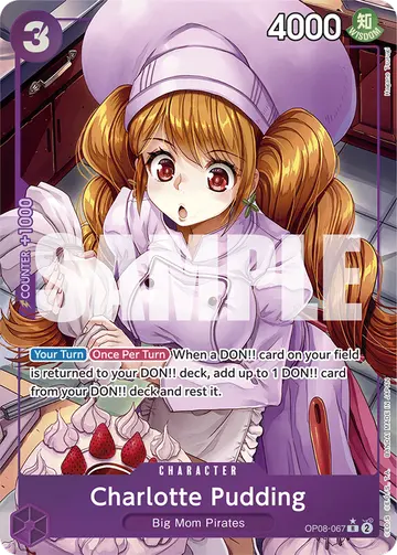 Charlotte Pudding OP08-067 (Alternate art)