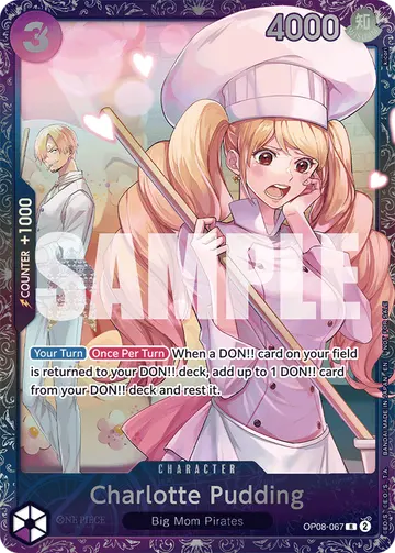 Charlotte Pudding OP08-067 (Alternate art)