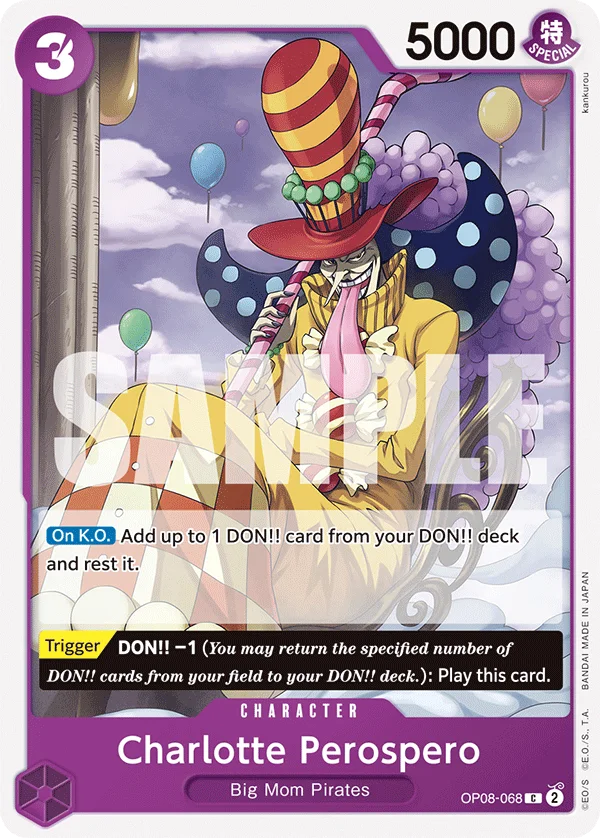 Charlotte Perospero OP08-068 – One Piece Card Game Character