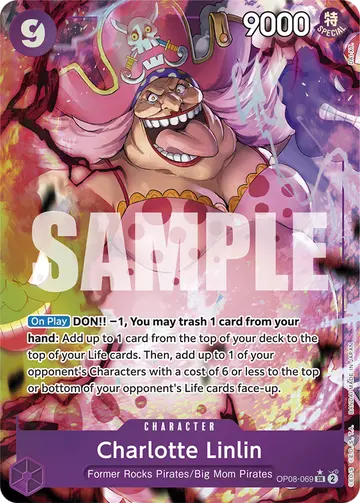 Charlotte Linlin OP08-069 (Alternate art)
