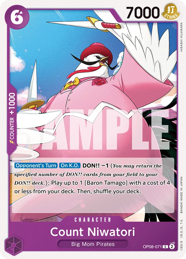 Count Niwatori OP08-071 – One Piece Card Game Character
