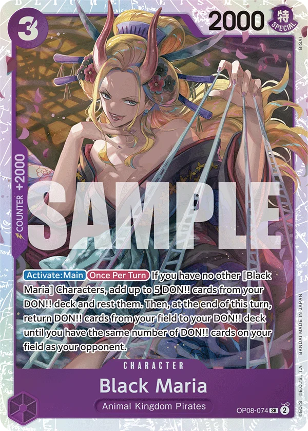 Black Maria OP08-074 – One Piece Card Game Character
