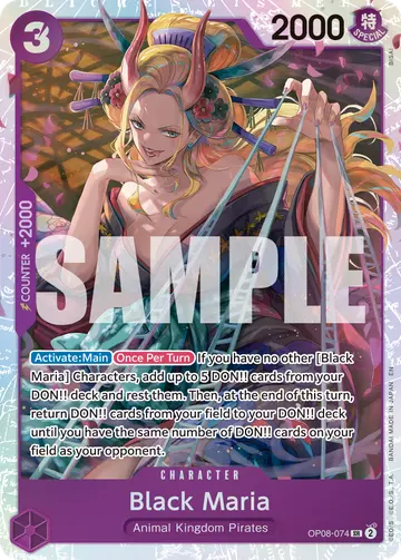 Black Maria OP08-074 (Reprint)