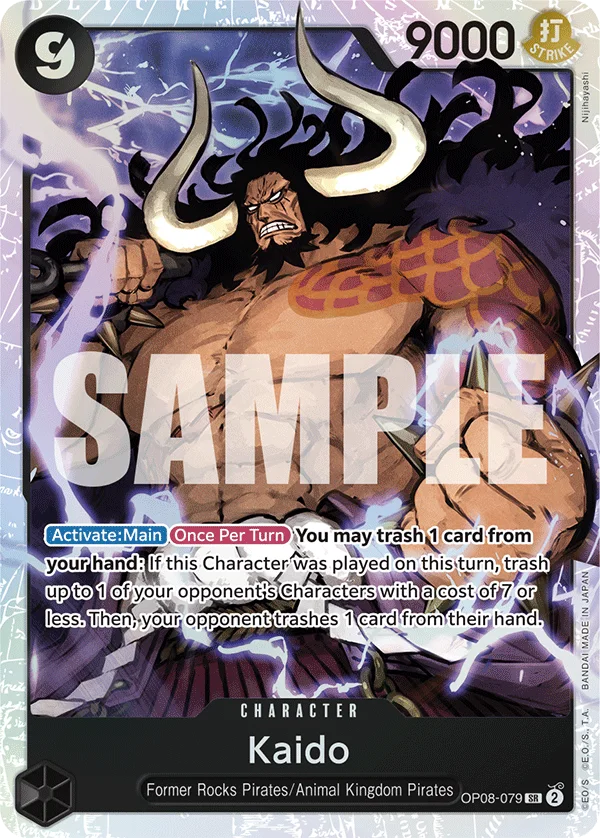 Kaido OP08-079 – One Piece Card Game Character