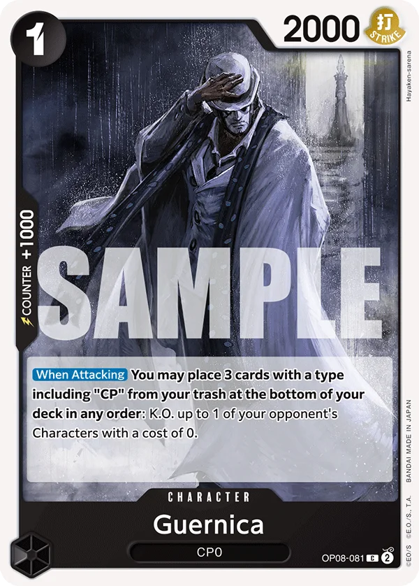 Guernica OP08-081 – One Piece Card Game Character