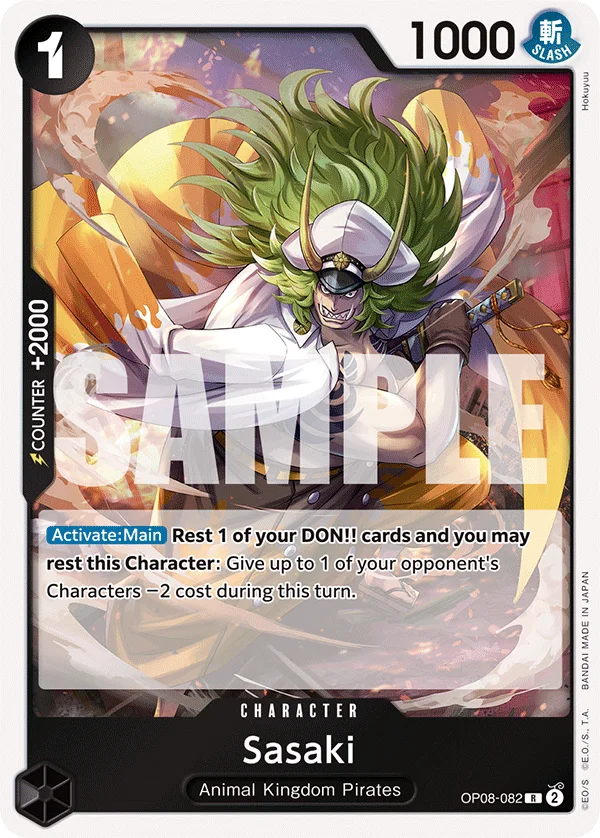 Sasaki OP08-082 – One Piece Card Game Character