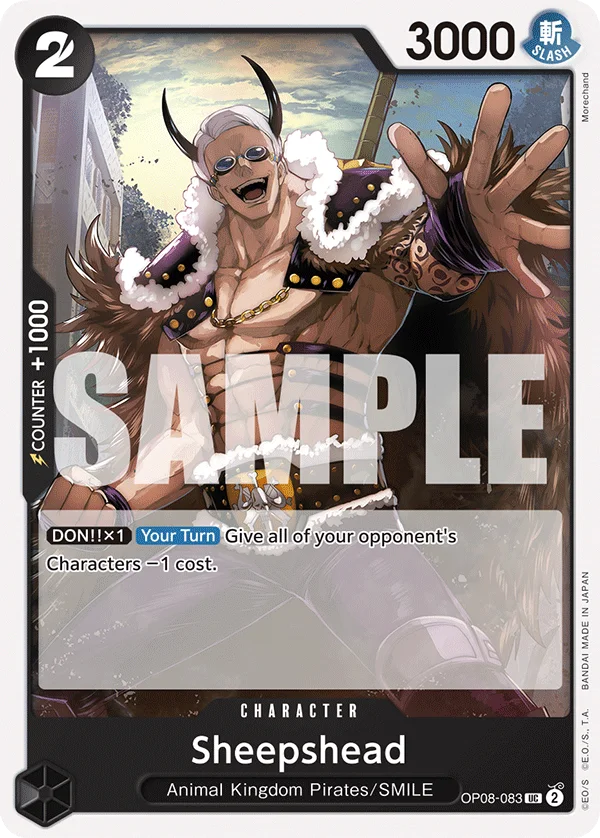 Sheepshead OP08-083 – One Piece Card Game Character