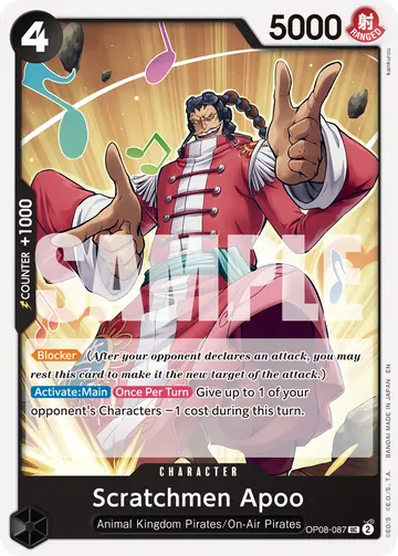 Scratchmen Apoo OP08-087 (Reprint)