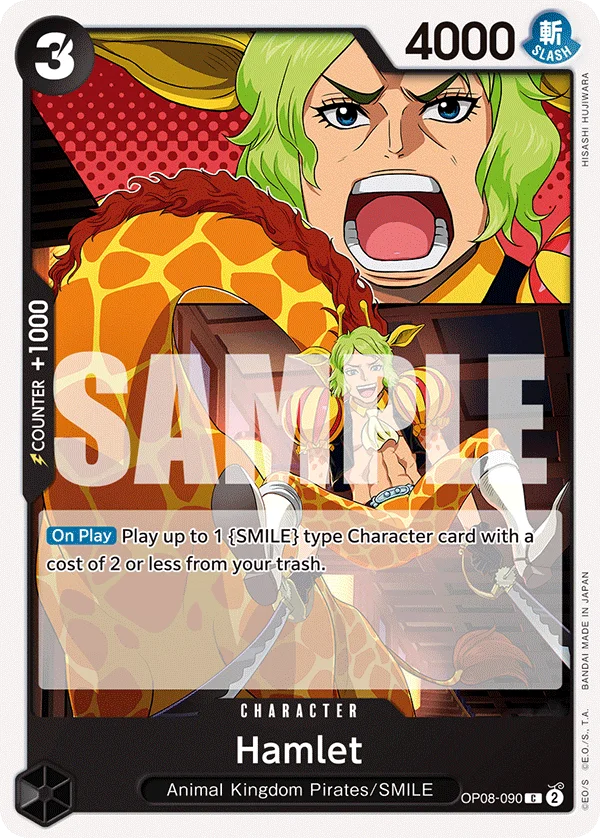 Hamlet OP08-090 – One Piece Card Game Character