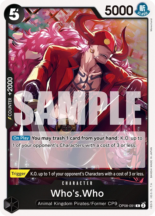 Who's.Who OP08-091 – One Piece Card Game Character