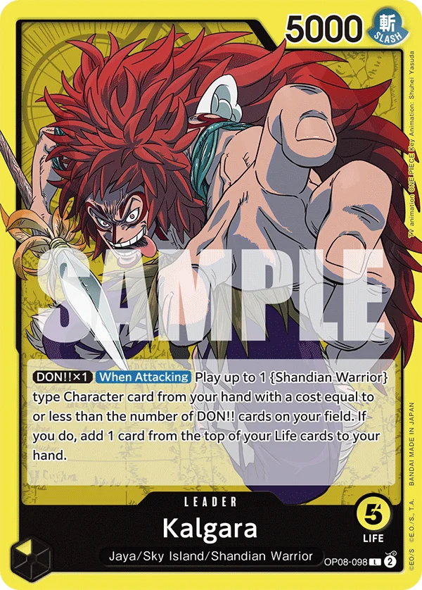 Kalgara OP08-098 – One Piece Card Game Leader