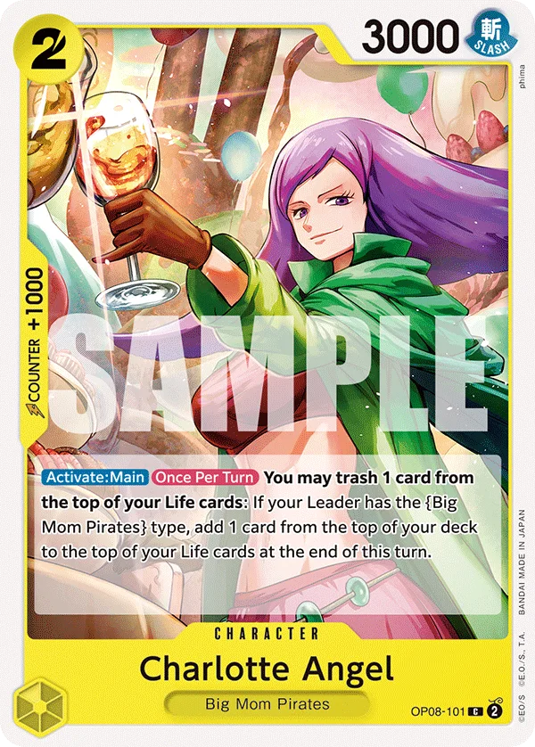 Charlotte Angel OP08-101 – One Piece Card Game Character