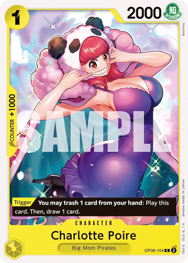 Charlotte Poire OP08-104 – One Piece Card Game Character