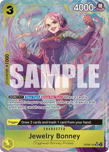 Jewelry Bonney OP08-105 (Alternate art)