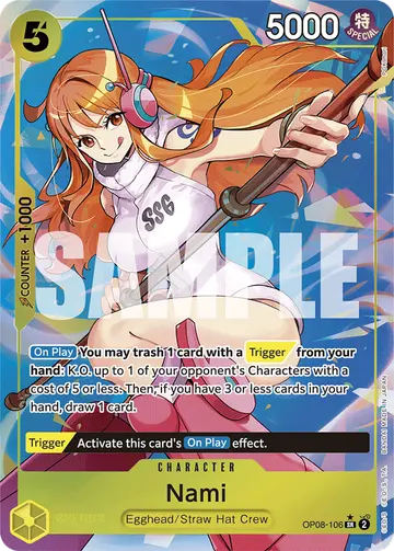 Nami OP08-106 (Alternate art)
