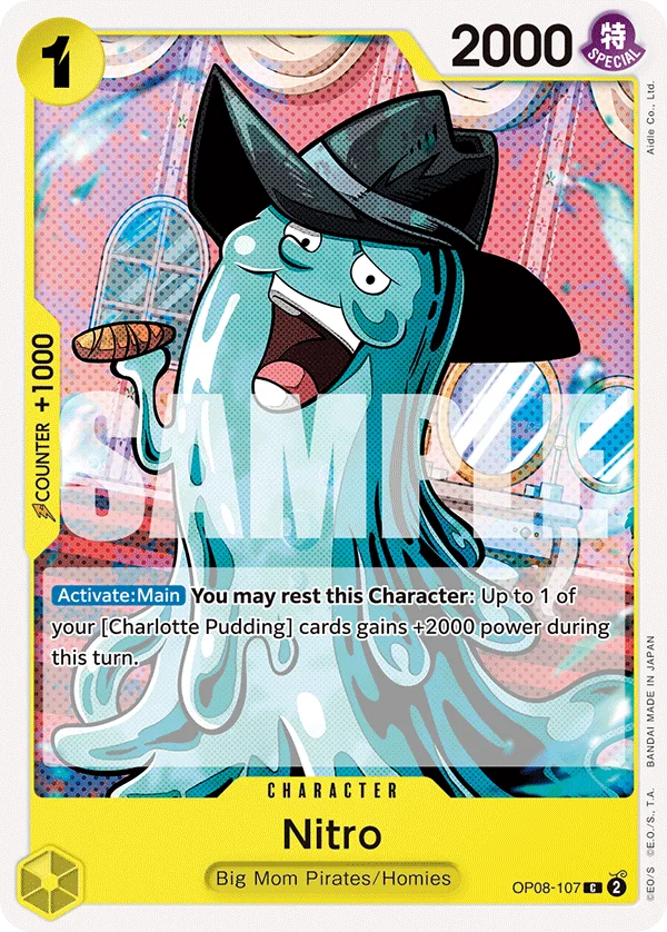 Nitro OP08-107 – One Piece Card Game Character