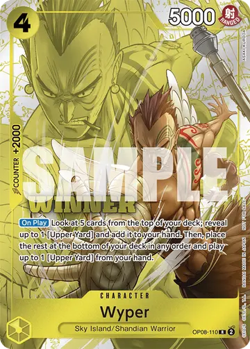 Wyper OP08-110 (Alternate art)