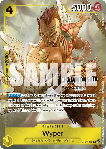 Wyper OP08-110 (Alternate art)