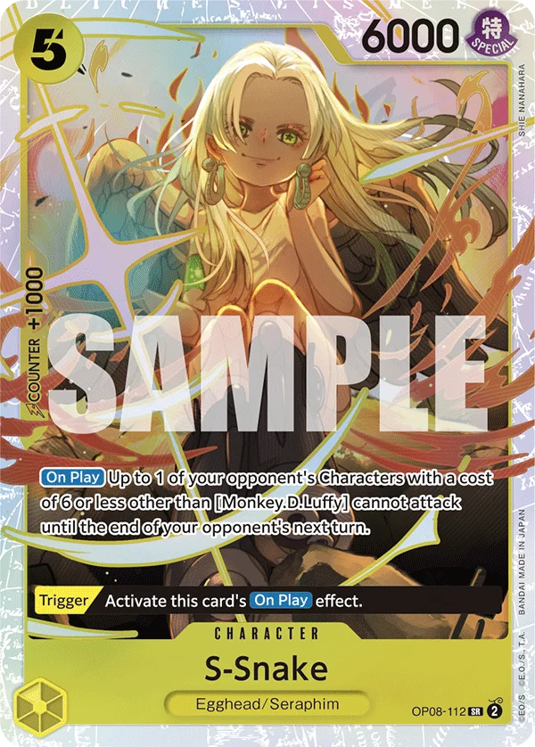 S-Snake OP08-112 – One Piece Card Game Character