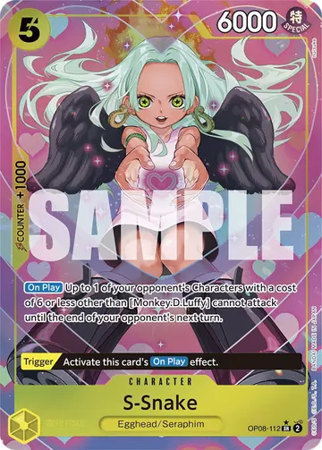 S-Snake OP08-112 (Alternate art)