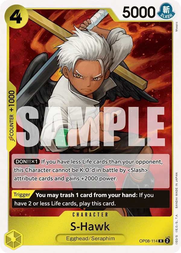 S-Hawk OP08-114 – One Piece Card Game Character