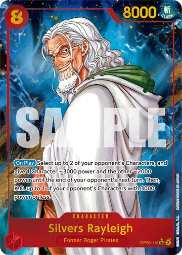 Silvers Rayleigh OP08-118 (Alternate art)