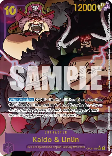 Kaido & Linlin OP08-119 (Alternate art)