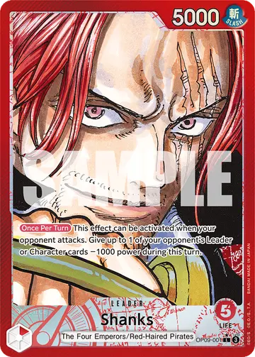 Shanks OP09-001 (Alternate art)