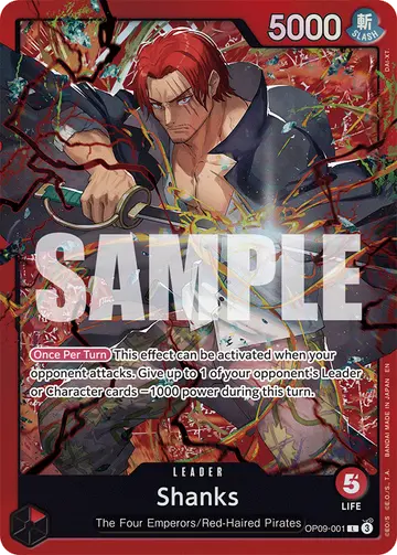 Shanks OP09-001 (Alternate art)