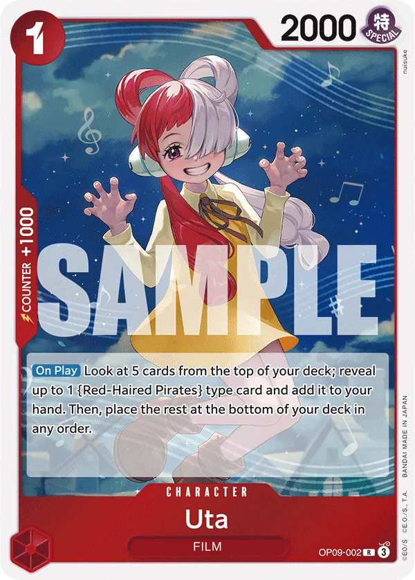 Uta OP09-002 – One Piece Card Game Character