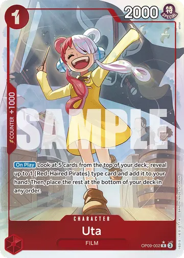 Uta OP09-002 (Alternate art)