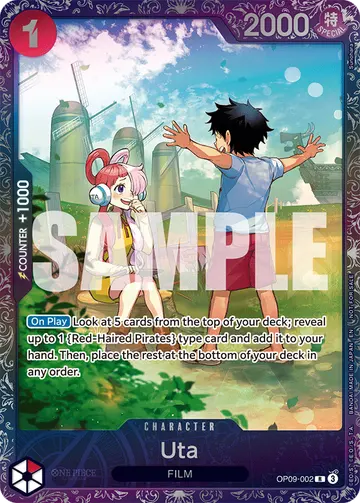 Uta OP09-002 (Alternate art)