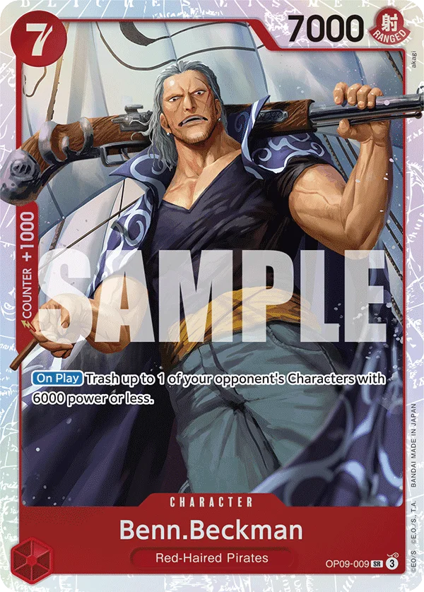 Benn.Beckman OP09-009 – One Piece Card Game Character