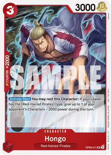 Hongo OP09-011 (Alternate art)