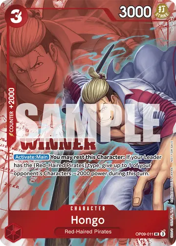 Hongo OP09-011 (Alternate art)